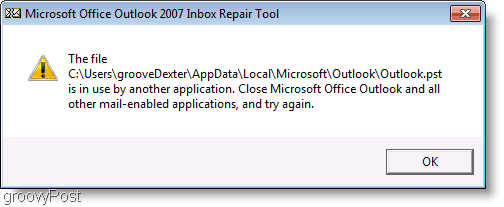 Windows Outlook 2007 Repair